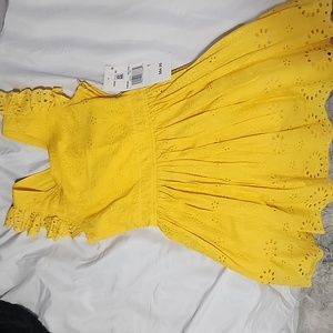 Rare Editions eyelet dress NWT